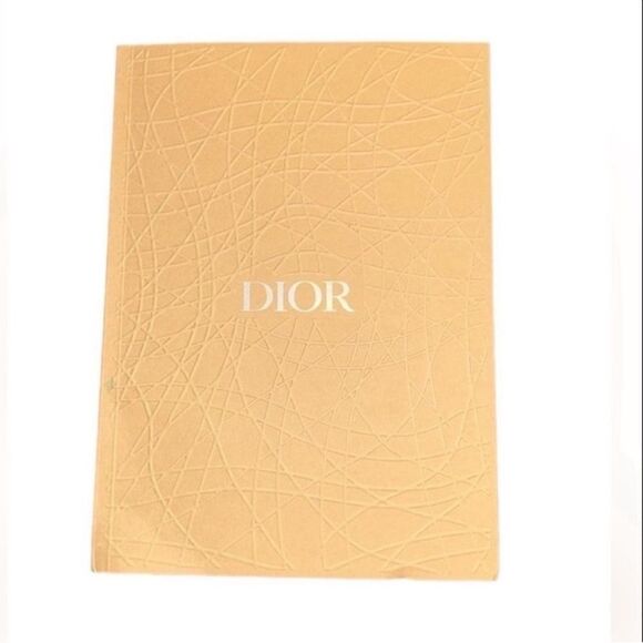 Christian Dior Tan Unlined Notebook. - Picture 1 of 5